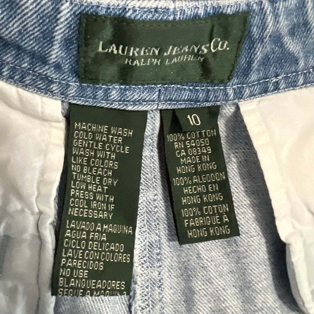 Lauren Jeans Co Ralph Lauren Jean Shorts Size 10 - Picture 6 of 6